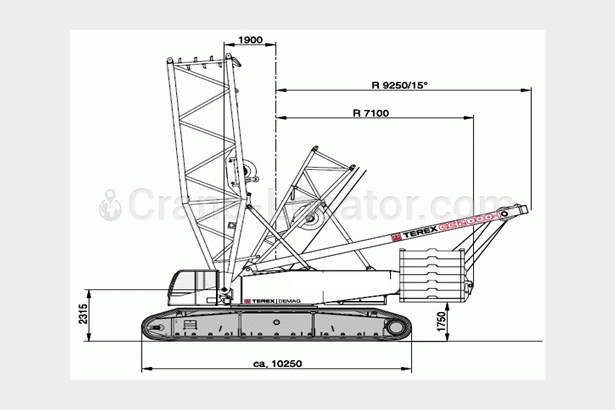 Request to purchase Lattice boom crawler crane Demag CC 2000