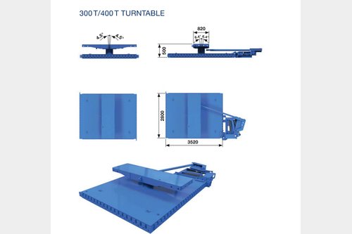 Request for Bare Rent similar to - Turntable Goldhofer 400 T TURNTABLECrane-locator subscription is reasonable tool