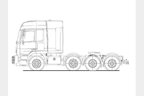 Request to purchase 8x4 Mercedes-Benz 250 t ballast truck