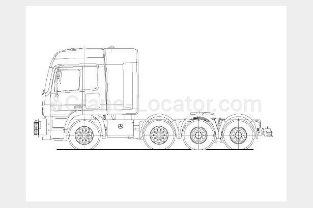 Request to purchase 8x4 Mercedes-Benz 250 t ballast truck
