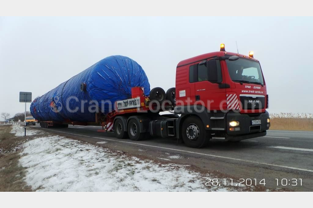 Transportation of equipment for refinery