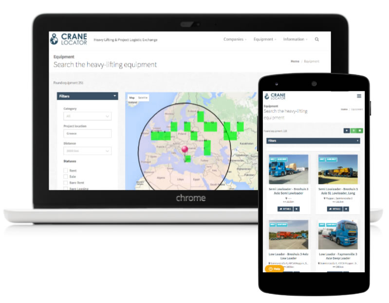 Crane-Locator is Project Logistics Marketplace