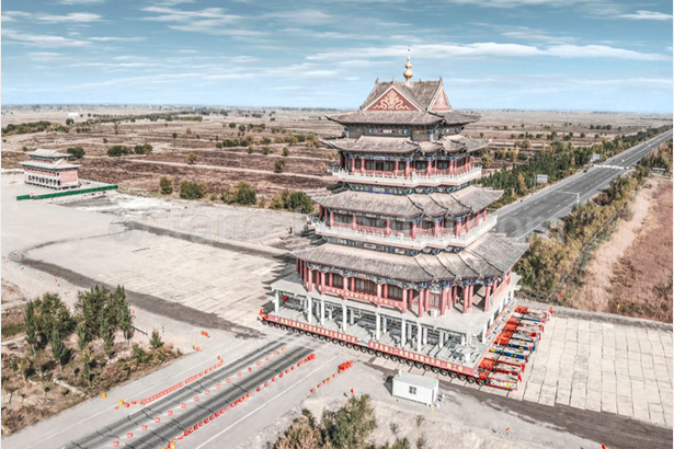 Historic Building was shipping by SCHEUERLE SPMT’s in China