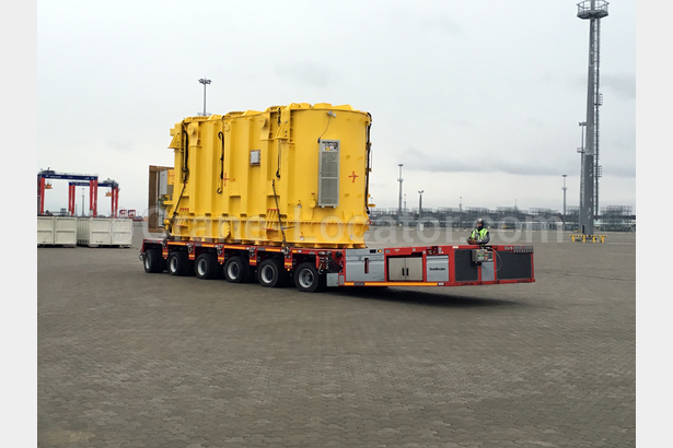TIS Group delivered transformer  185 t