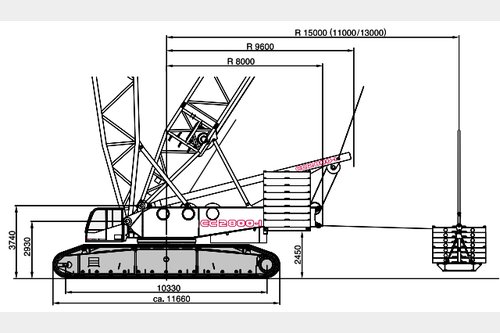 Request for 600 ton Crawler crane to purchase