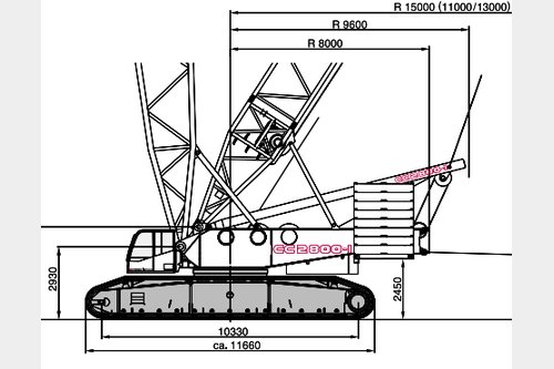 Request for crawler crane Terex-Demag CC2800-1