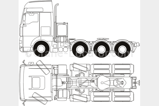 Request for heavy duty tractor unit MAN 8x4