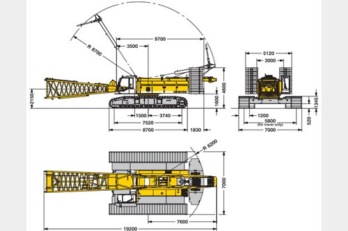 Request for Liebherr crawler crane 220 t lifting capacity