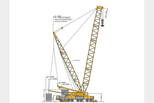 Request for mobile crane Liebherr LG1550 second-hand