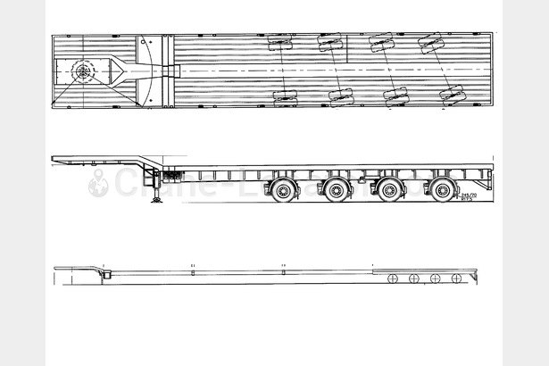 Request for Nooteboom triple extendable flat semitrailer
