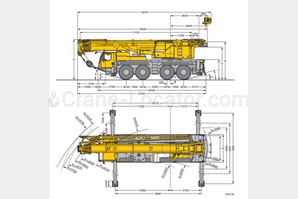 Request for  Rent  similar to - All terrain mobile crane Liebherr LTM 1090-4.1Crane-locator subscription is reasonable tool