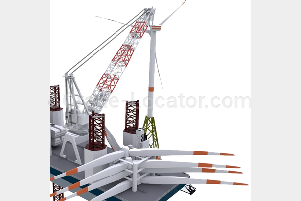 Request for  Rent  similar to - Floating crane Floating crane Matador 400t