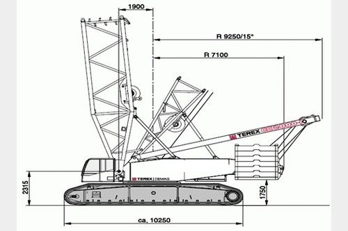 Request to purchase Lattice boom crawler crane Demag CC 2000