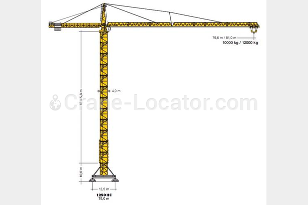 Request for Sale similar to - Tower crane Liebherr 1800 C 60Crane-locator subscription is reasonable tool
