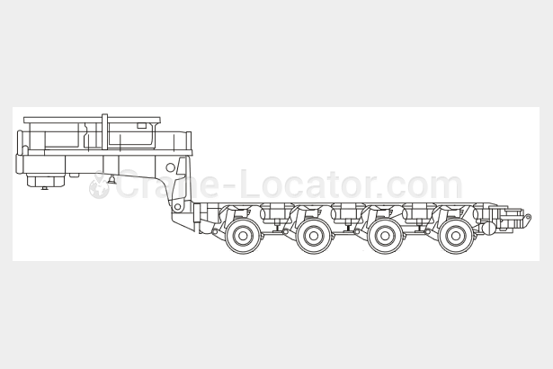Request for second-hand modular trailer Nicolas MDE or MDED 3000 mm width