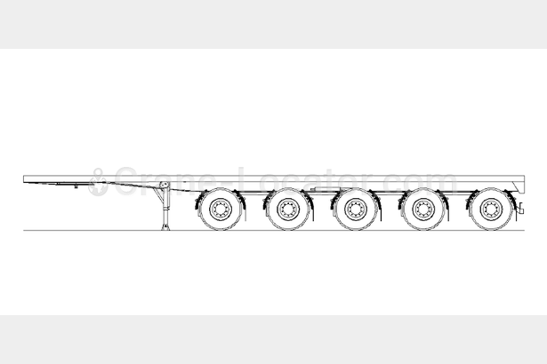 Request  for semi trailer to transport crane counterweights (ballast trailer)