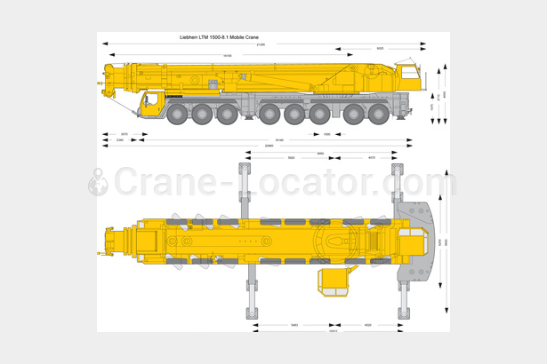 Request for used All Terrain mobile crane, lifting capacity 500 t