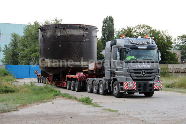 Delivery of equipment for nuclear power plant, weight 132 tons