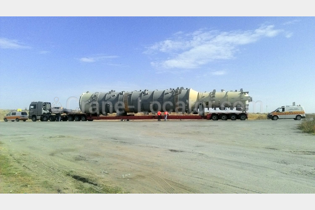 Delivery of hydrocracking unit fractional section column