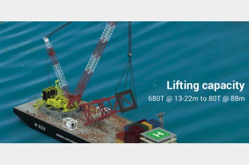 Floating crane PLM 15000 E